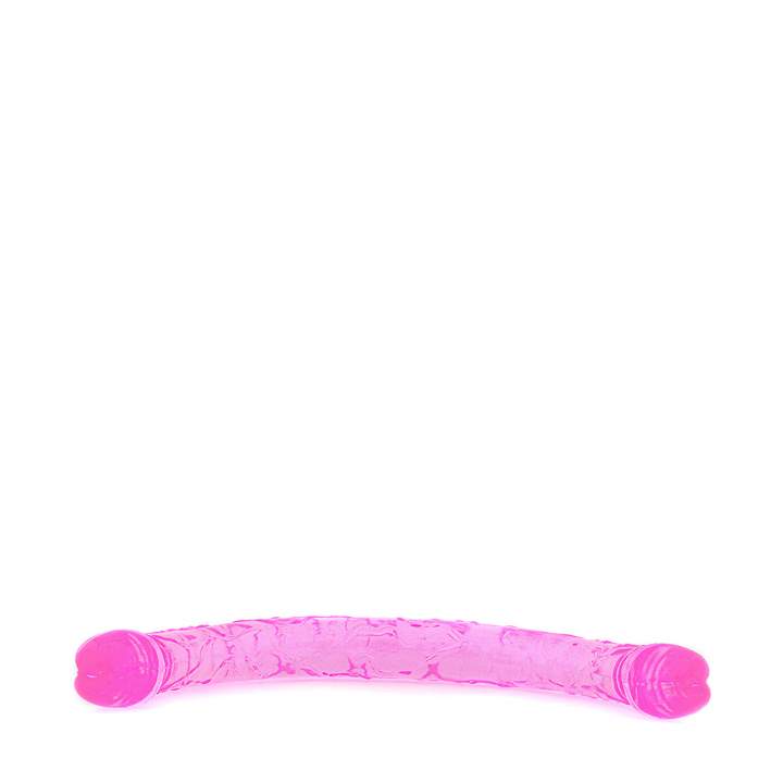 Dwustronne różowe dildo 45cm