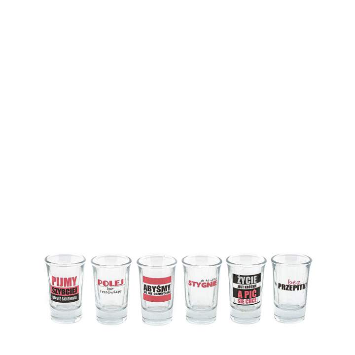 Zestaw 6 kieliszków 3,5 cl – Toasty