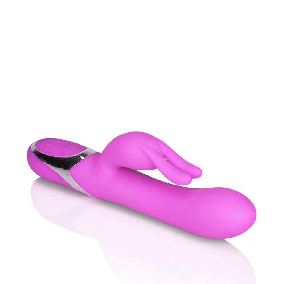 Różowy silikonowy wibrator króliczek z 12 funkcjami – 3,75 cm