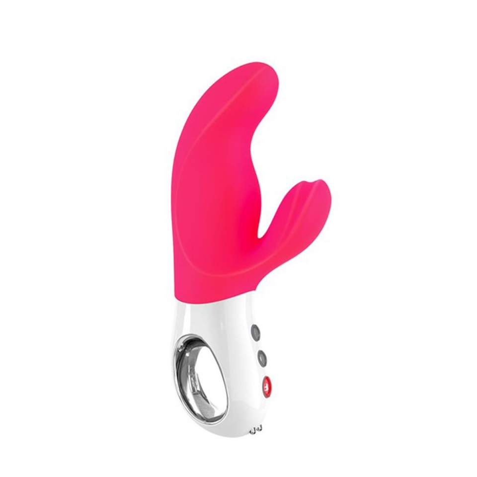 Różowy wibrator Fun Factory MISS BI z dwoma silnikami – 17 cm