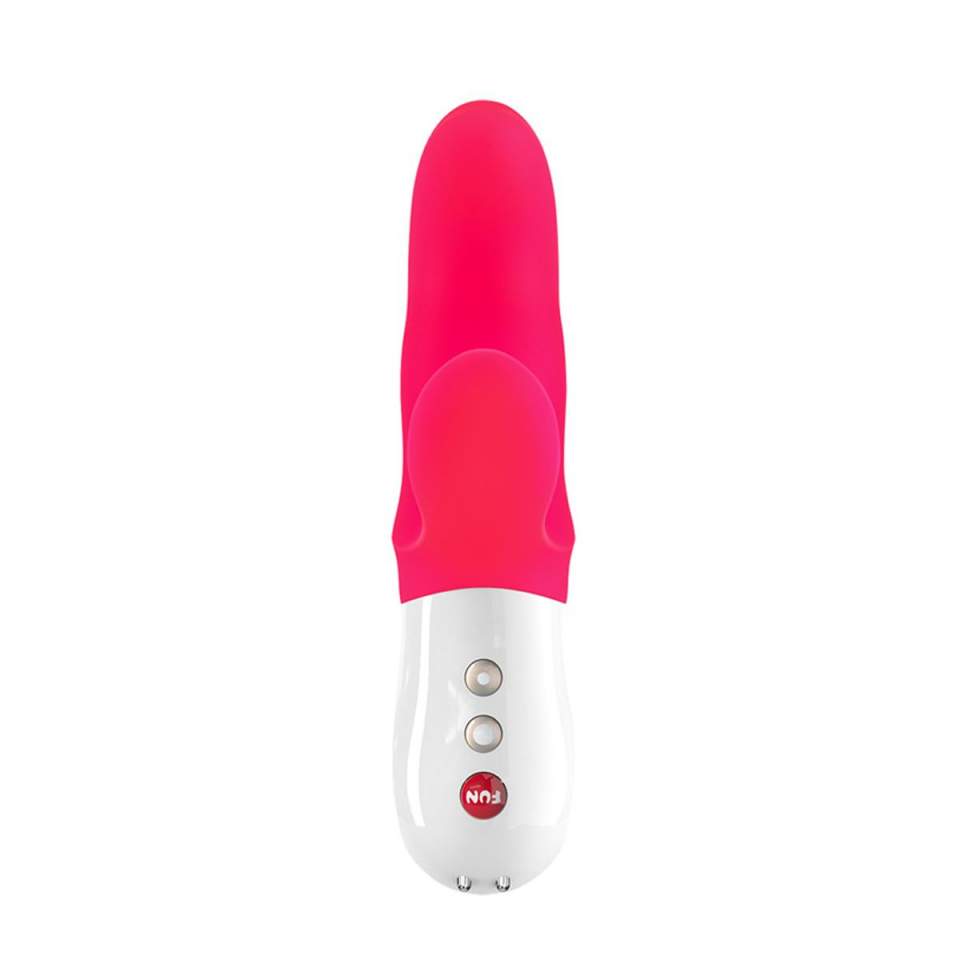 Różowy wibrator Fun Factory MISS BI z dwoma silnikami – 17 cm