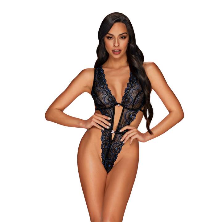 Odważne, koronkowe body Obsessive Belisis