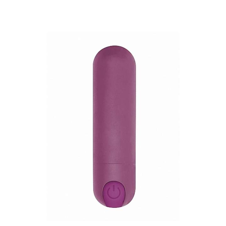 Intensywny mini masażer łechtaczki na USB - fioletowy