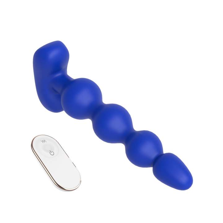 Koraliki analne z wibracją + pilot