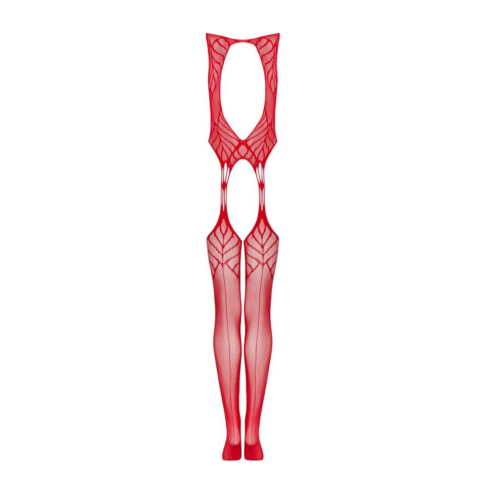 Bodystocking czerwone- N122