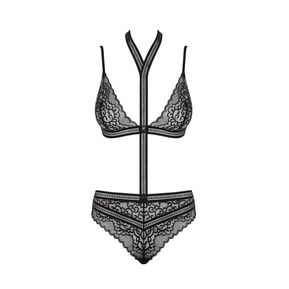 Boskie, czarne Body Obsessive Ailay