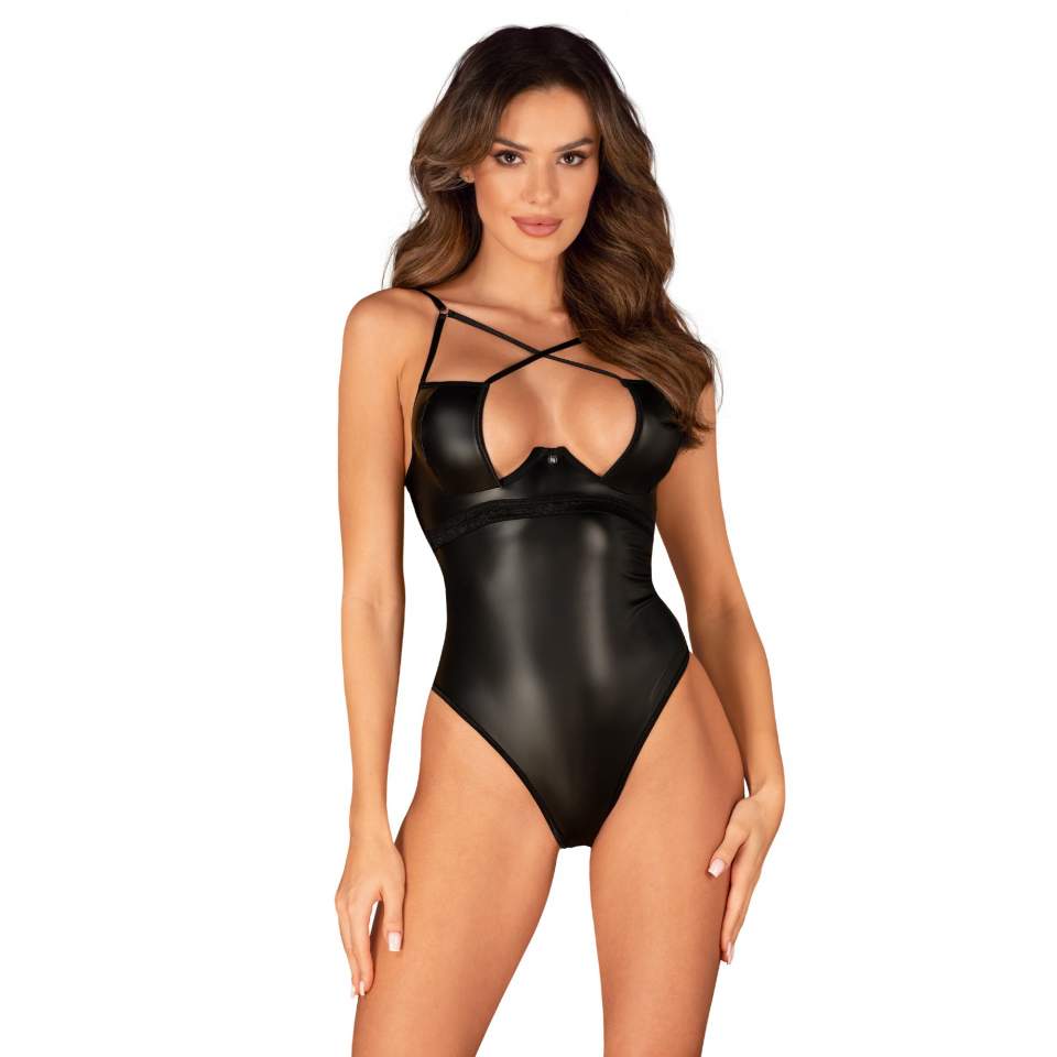 Drapieżne body czarne Obsessive Norides