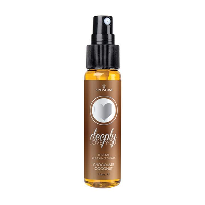 Sensuva Throat Relaxing  spray do seksu oralnego czekoladowo-kokosowy 30ml.