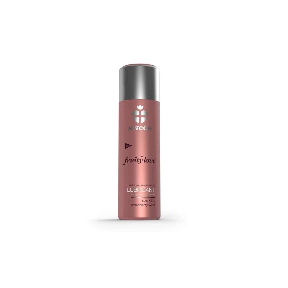 SWEDE Fruity love strawberry wine wodny lubrykant smakowy 50ml.