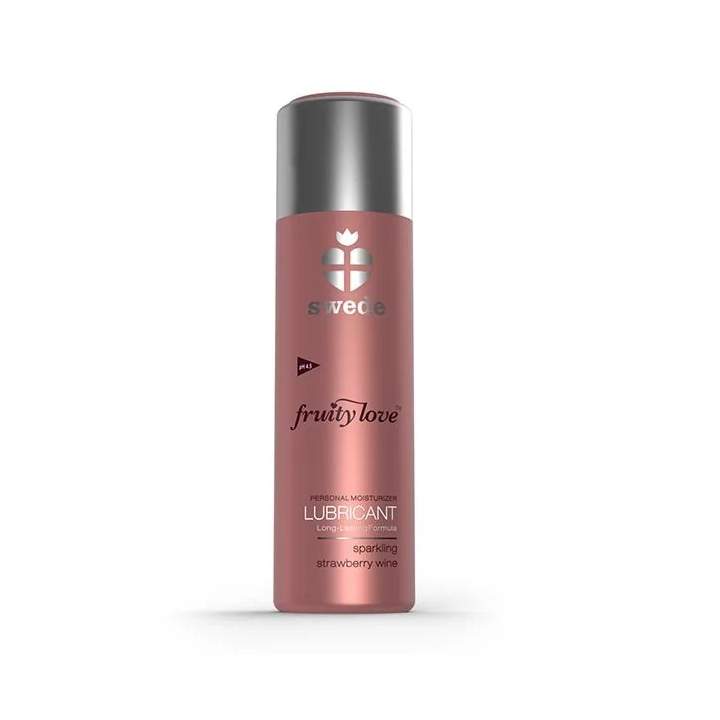 SWEDE Fruity love strawberry wine wodny lubrykant smakowy 50ml.