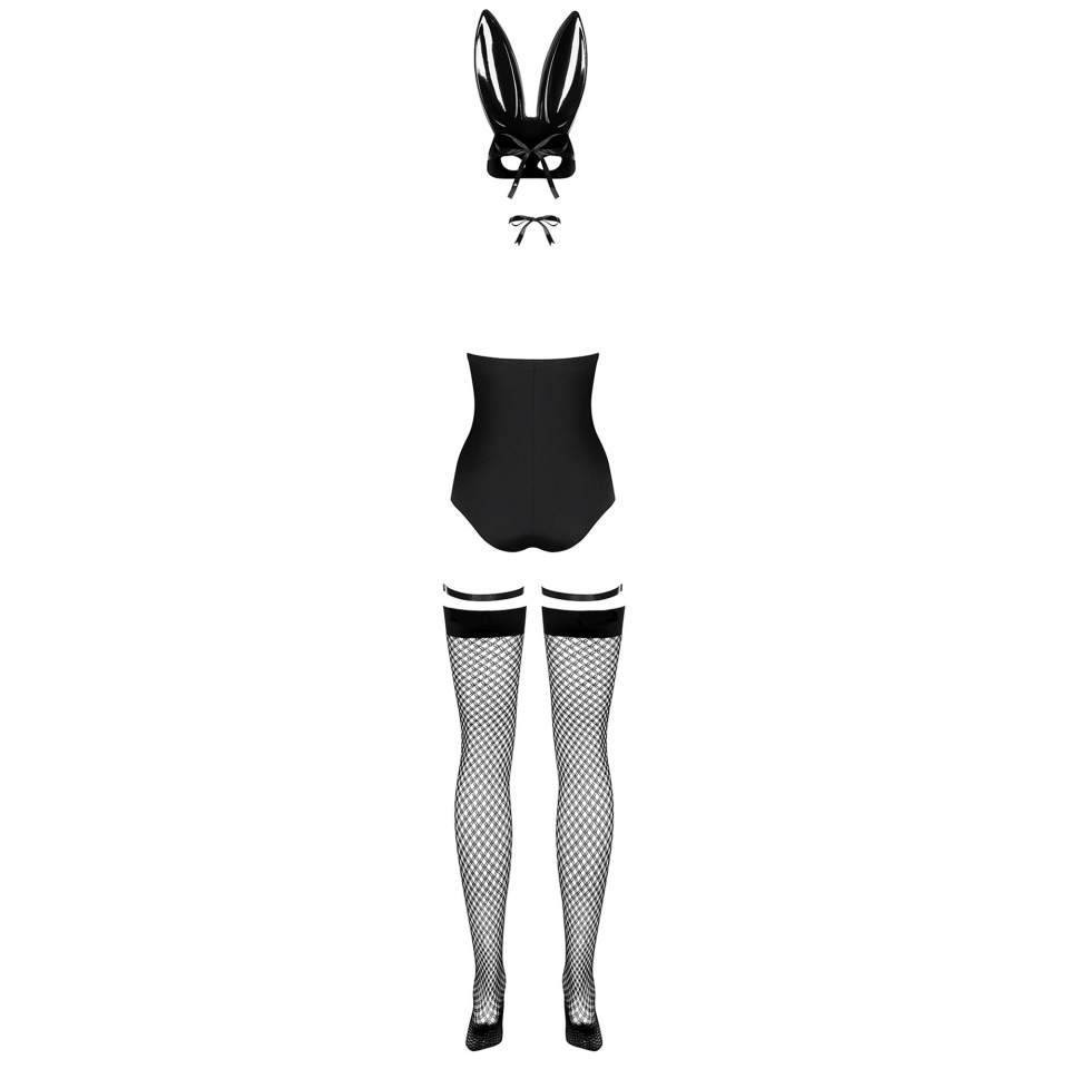 Seksowny czarny kostium króliczka marki Obsessive Bunny