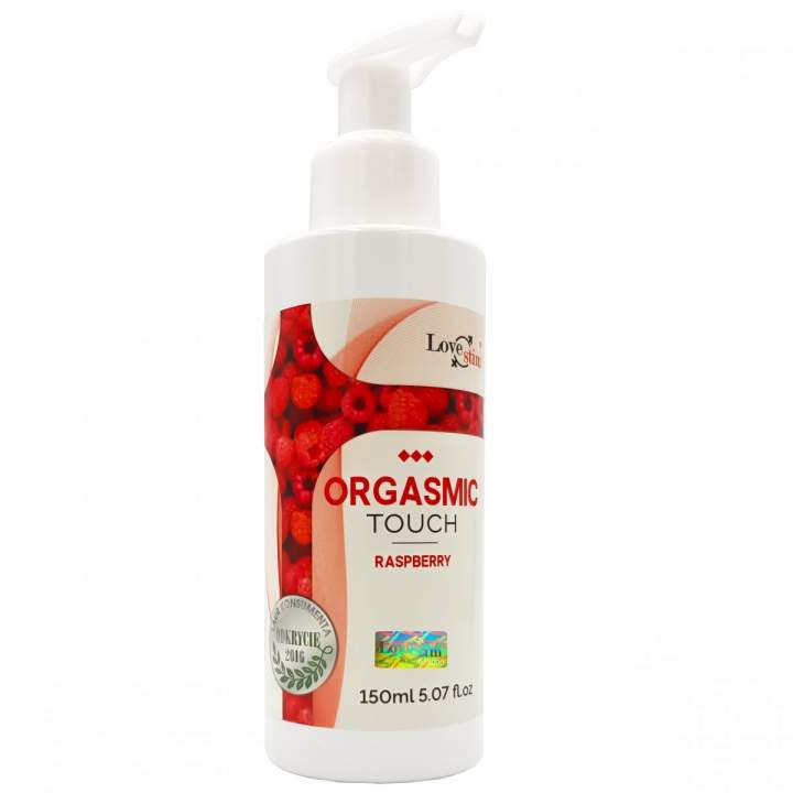Żel do masażu erotycznego, stymulujący- malinowy 150 ml