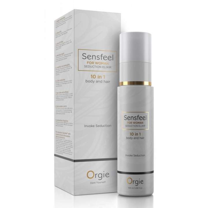 Balsam z feromonamu Sensfeel For Woman Seduction Elixir 10in1 do ciała i włosów 100ml.