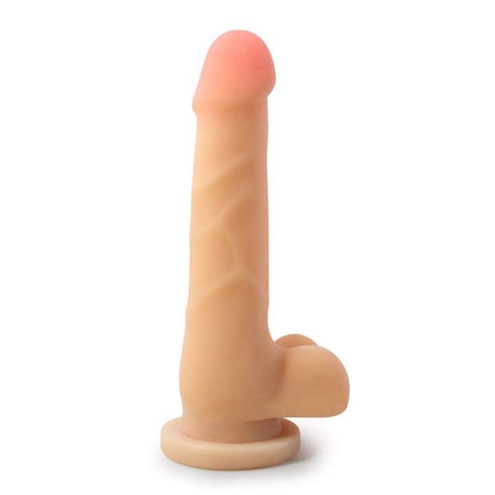 Realistyczne dildo na przyssawce z cyberskóry z jadrami