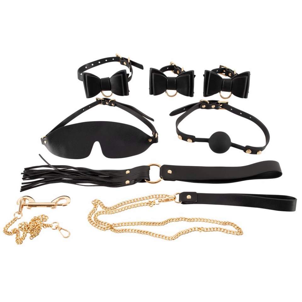 Zestaw 7-częściowy do bondage + torba