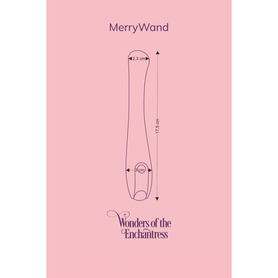 Elegancki silikonowy wibrator do stymulacji puntku G: Niebieska Radosna Różdżka 17,5cm
