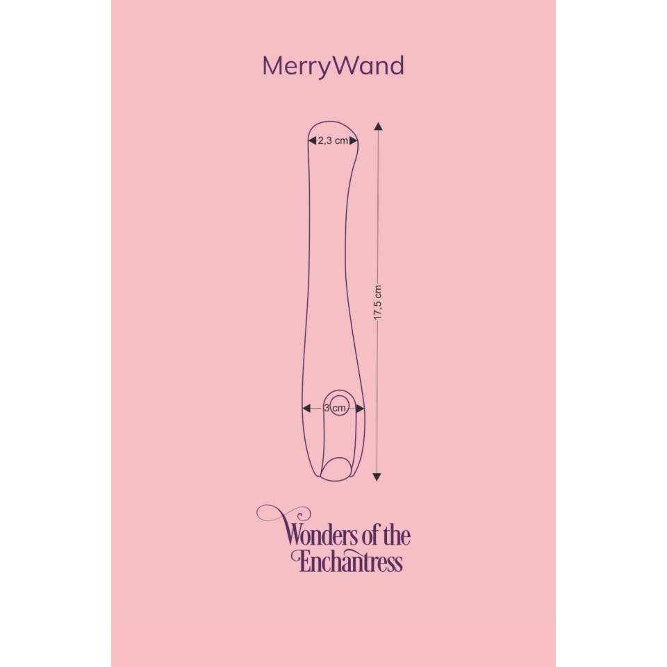 Elegancki silikonowy wibrator do stymulacji puntku G: Zielona Radosna Różdżka 17,5cm