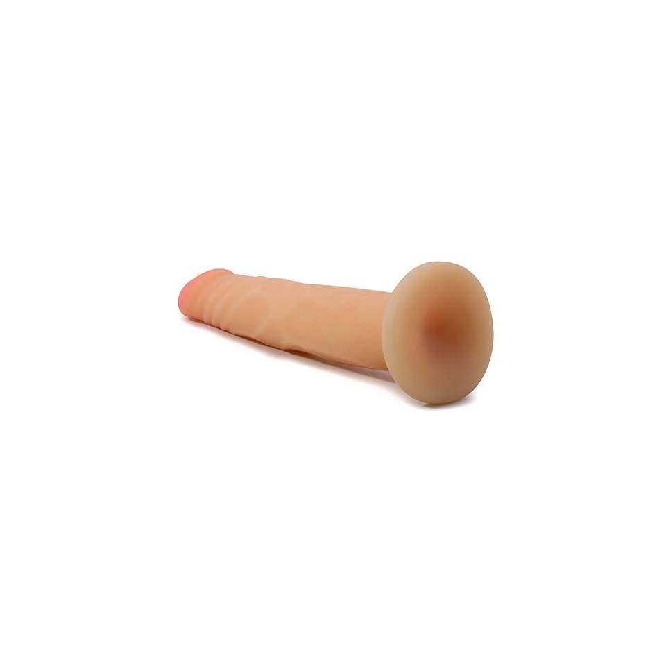 Klasyczne ciesiste dildo bez wibracji na przyssawce