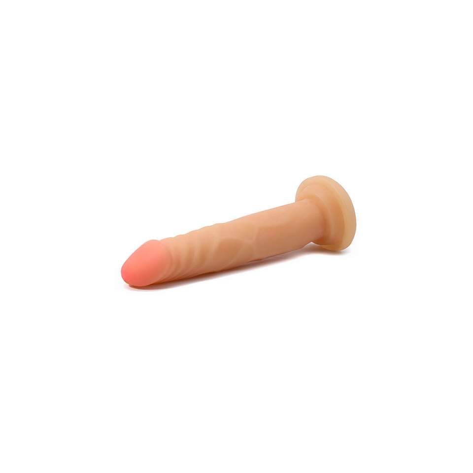 Klasyczne ciesiste dildo bez wibracji na przyssawce