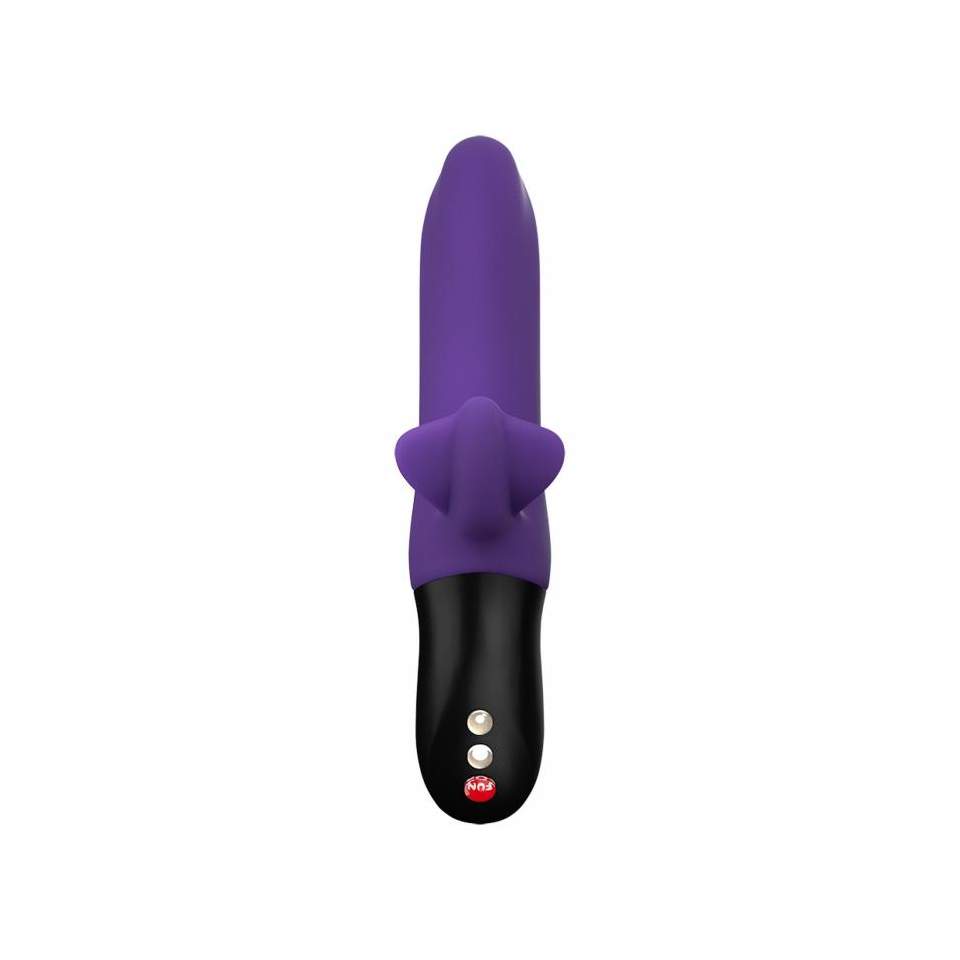 Fioletowy silikonowy pulsator Bi Stronic Fusion od Fun Factory
