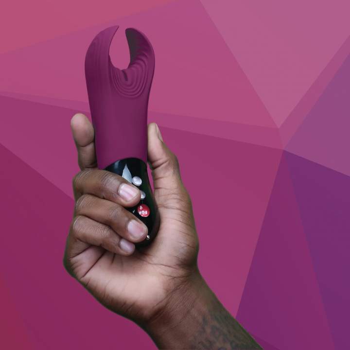 Rubinowy silikonowy masturbator Fun Factory Manta