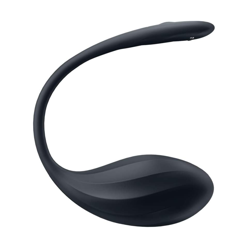 Satisfyer Ribbed Petal jajeczko wibrujące do stymulacji puntku G sterowane aplikacją + pilot