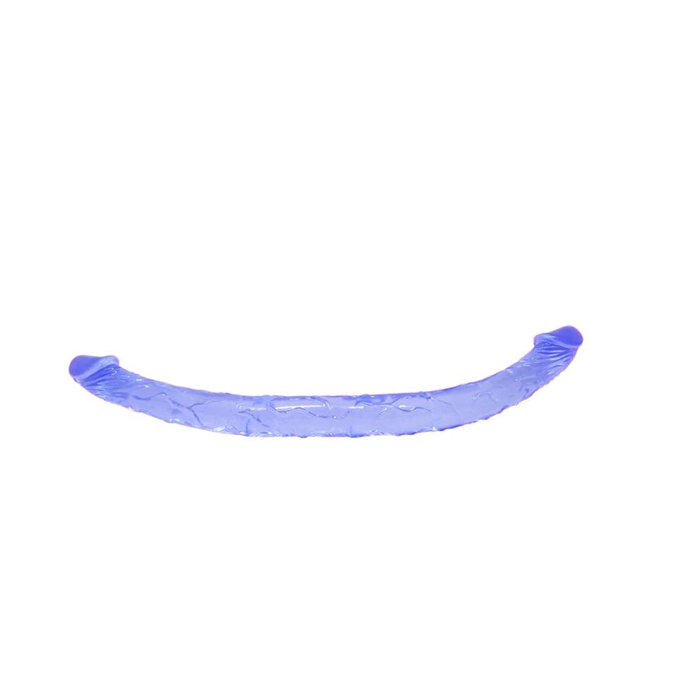 Dwustronne niebieskie dildo 45cm