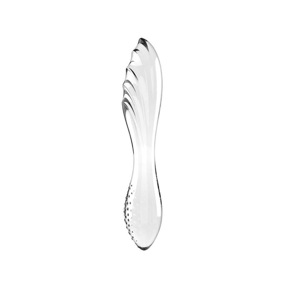 Dwustronne dildo z wysokiej jakości szkła borokrzemowego Satisfyer Dazzling Crystal 1