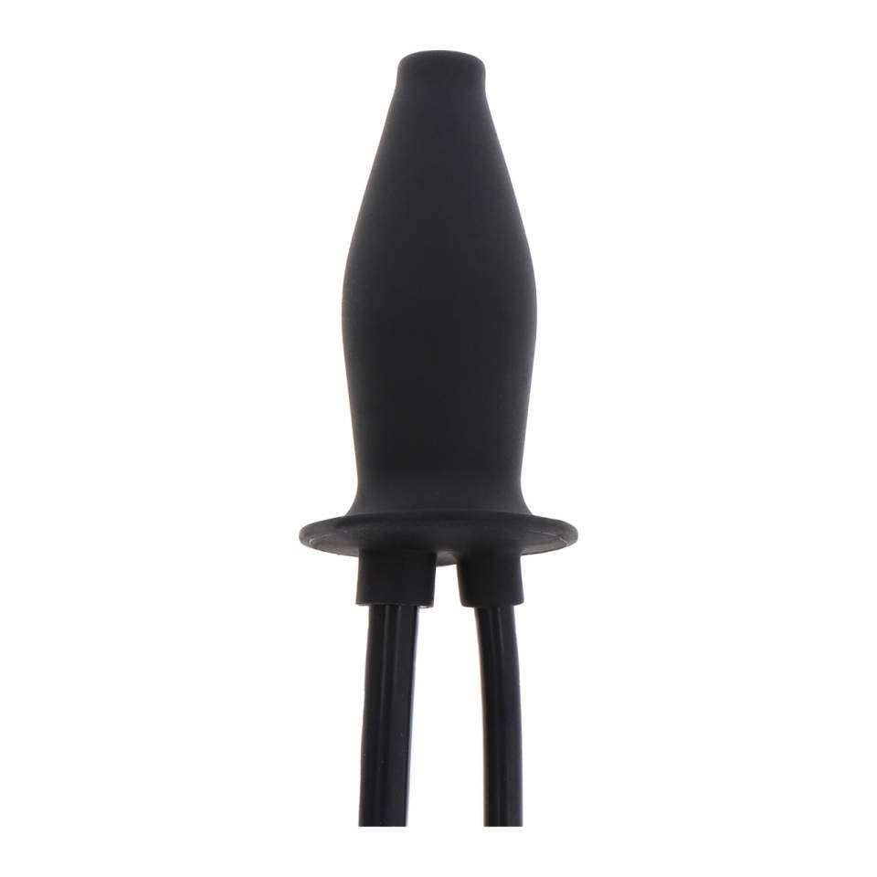 Silikonowy pompowany korek analny z funkcją nawilżania 10,5-11cm