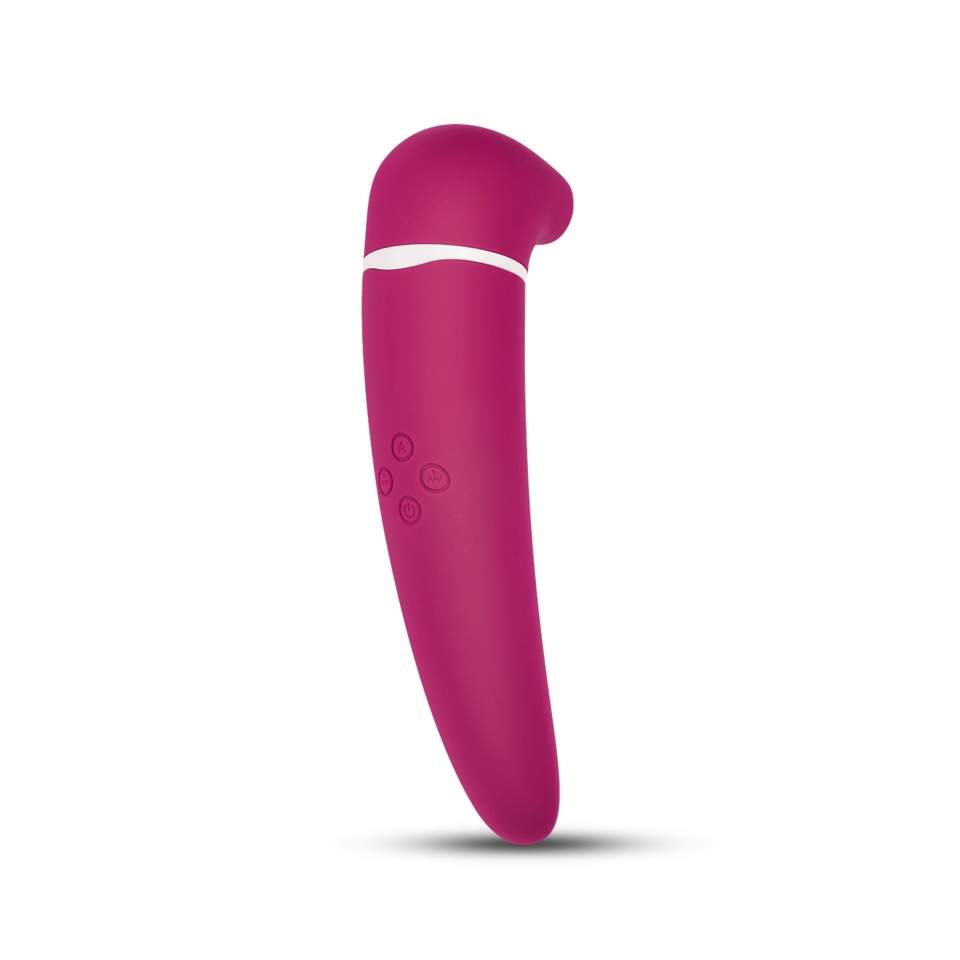 Stymulator łechtaczki i wibrator w jednym: subtelny ruch ssania z wibracjami, 22cm