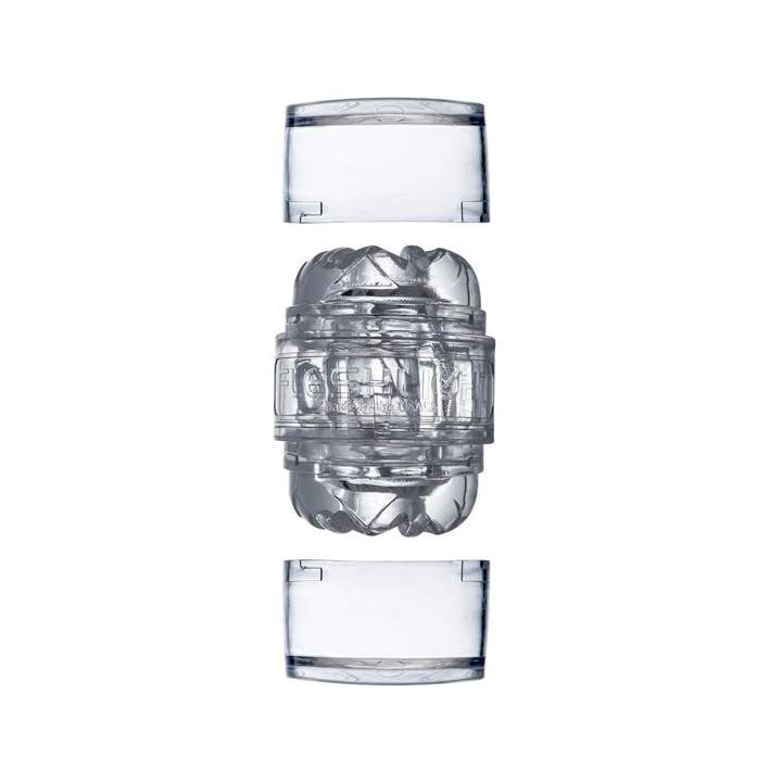 Przezroczysty profesjonalny masturbator dla par Fleshlight QuickShot Vantage 