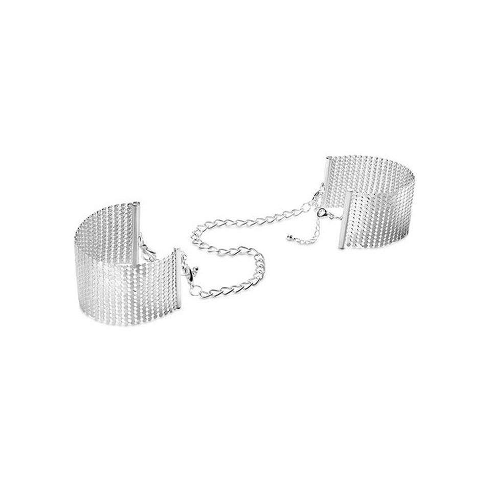 XXX Kajdanki - Bijoux Indiscrets - Désir Métallique Handcuffs (srebrne)