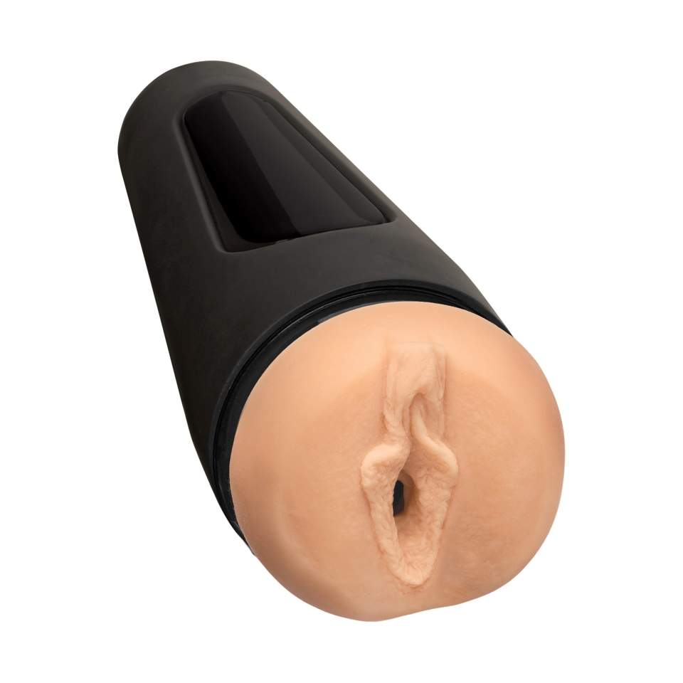 Masturbator dla mężczyzn w twardej obudowie umożliwiający kontrolowanie siły ssania i ściśnięcia 22,1cm- Mia Malkova