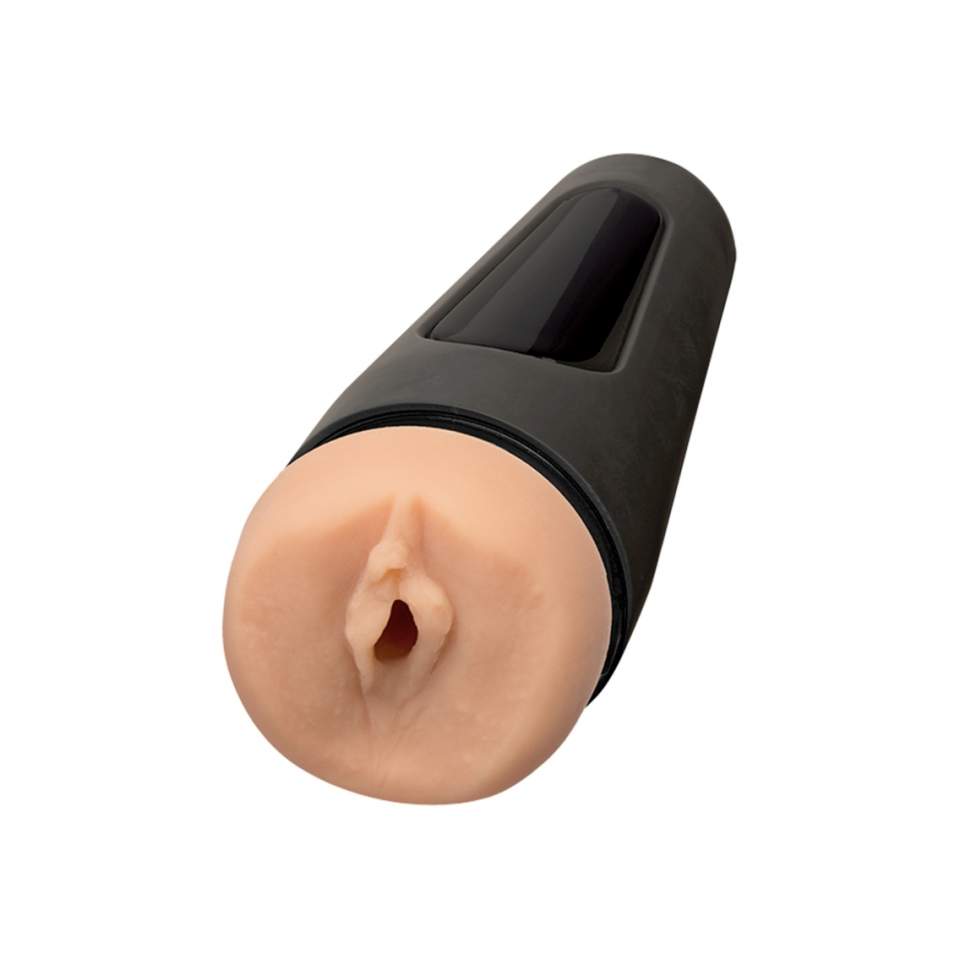 Masturbator dla mężczyzn w twardej obudowie umożliwiający kontrolowanie siły ssania i ściśnięcia 22,1cm