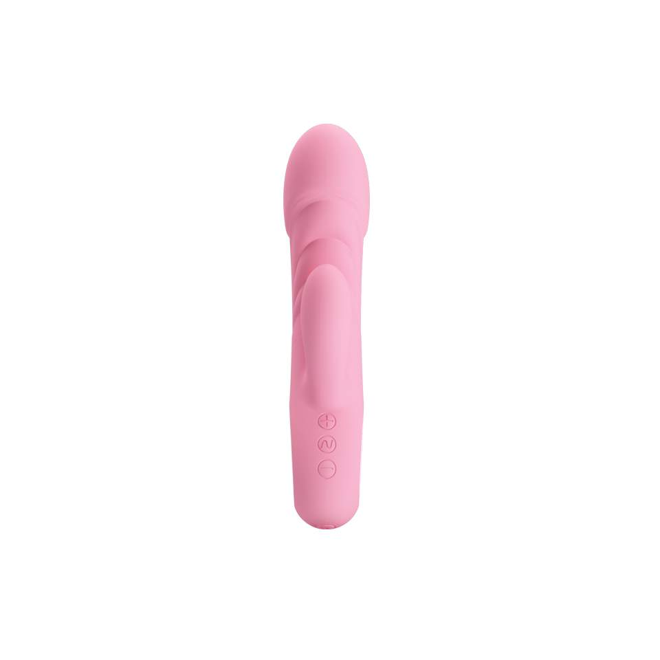 Silikonowy wibrator i stymulator łechtaczki w jednym – Pretty Love Carina – 7 trybów pracy