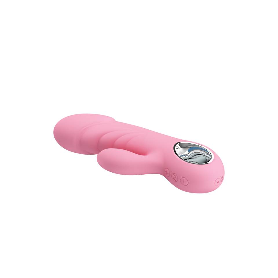 Silikonowy wibrator i stymulator łechtaczki w jednym – Pretty Love Carina – 7 trybów pracy