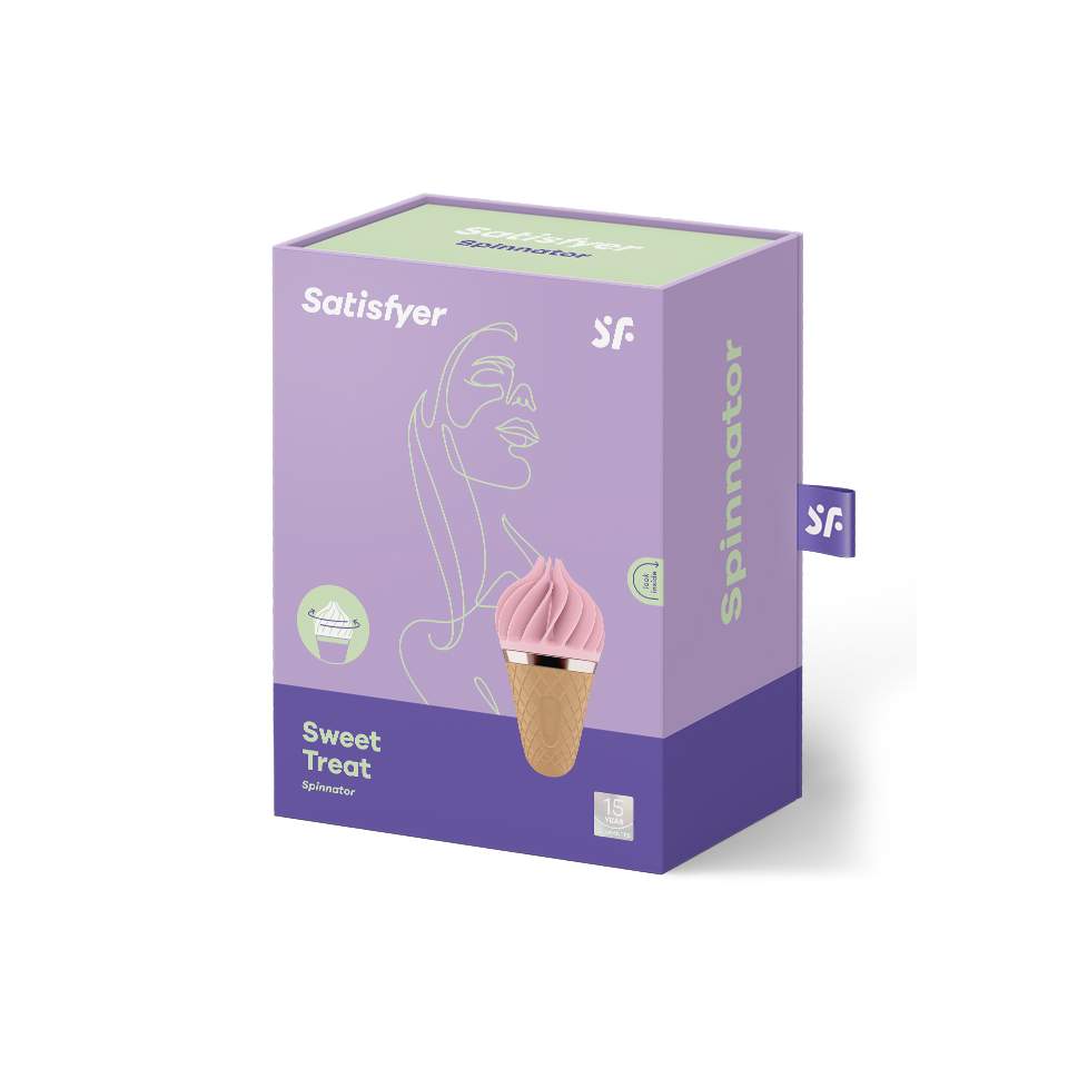 Różowy silikonowy masażer łechtaczki z wibracją Satisfyer Layons Sweet Temtation