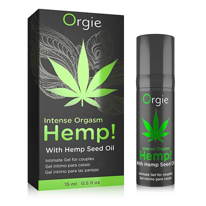 Orgie - Stymulujący żel z olejem z nasion konopi, efekt wibracji – 15 ml