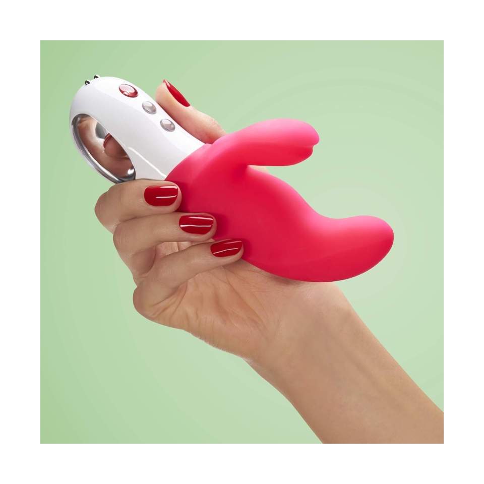 Różowy wibrator Fun Factory MISS BI z dwoma silnikami – 17 cm