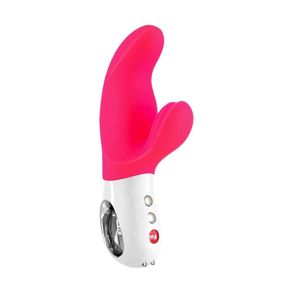Różowy wibrator Fun Factory MISS BI z dwoma silnikami – 17 cm