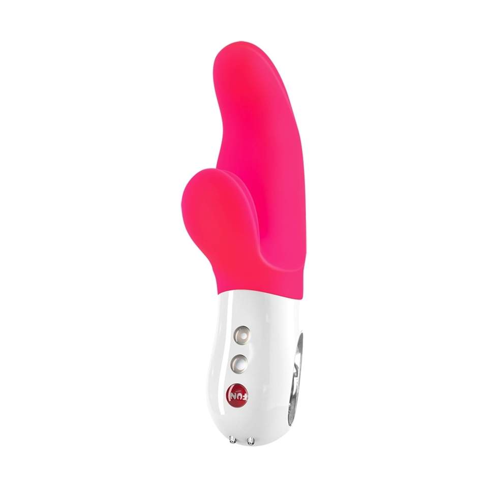 Różowy wibrator Fun Factory MISS BI z dwoma silnikami – 17 cm