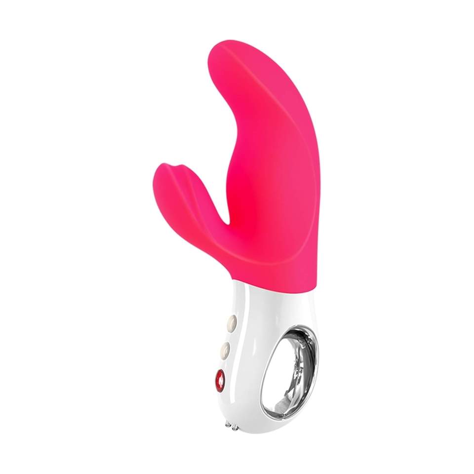 Różowy wibrator Fun Factory MISS BI z dwoma silnikami – 17 cm