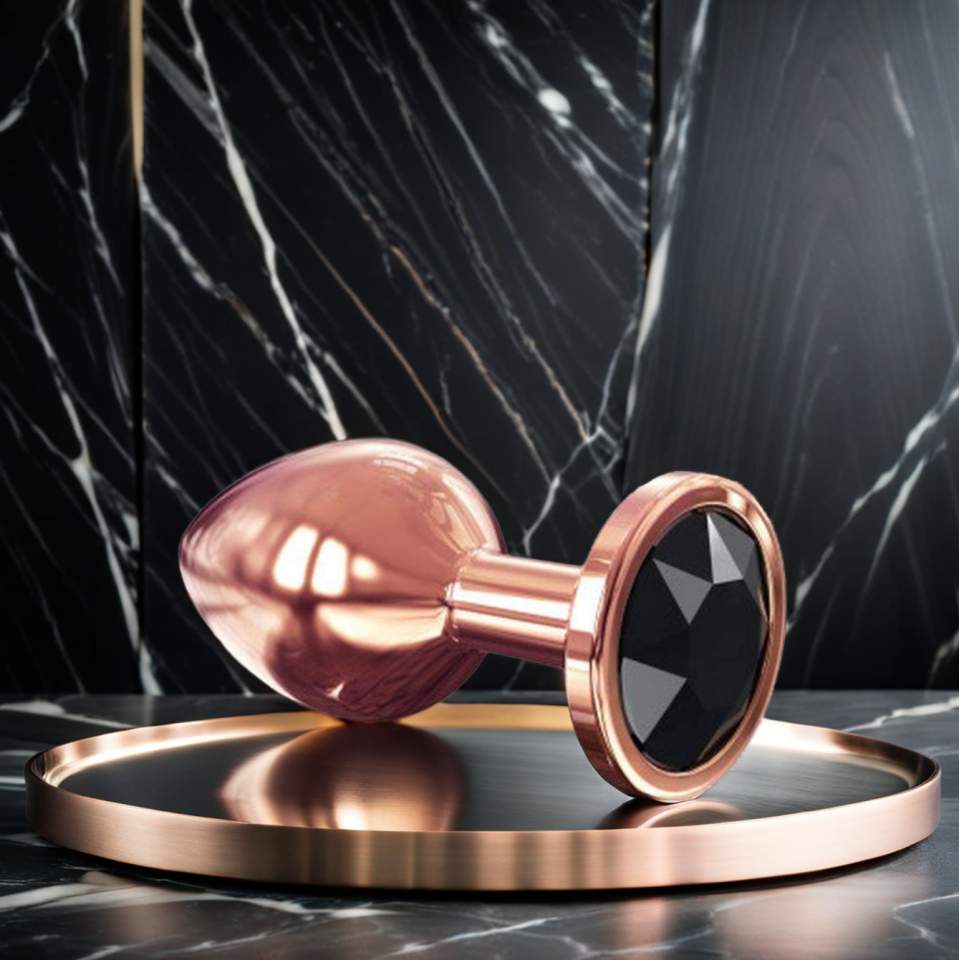 Elegancki korek analny z diamencikiem - mediummarki Marc Dorcel.