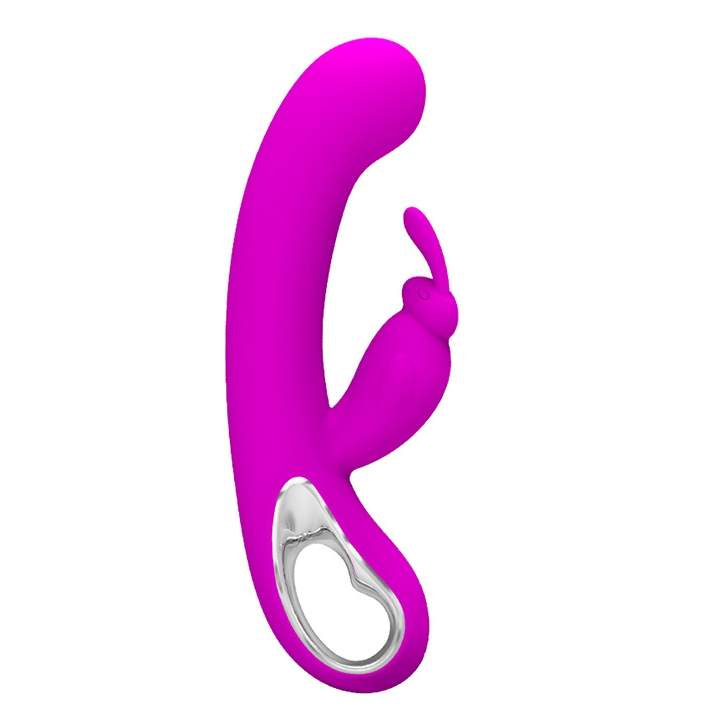 Fioletowy wibrator króliczek z 3 silnikami – 12 funkcji wibracji