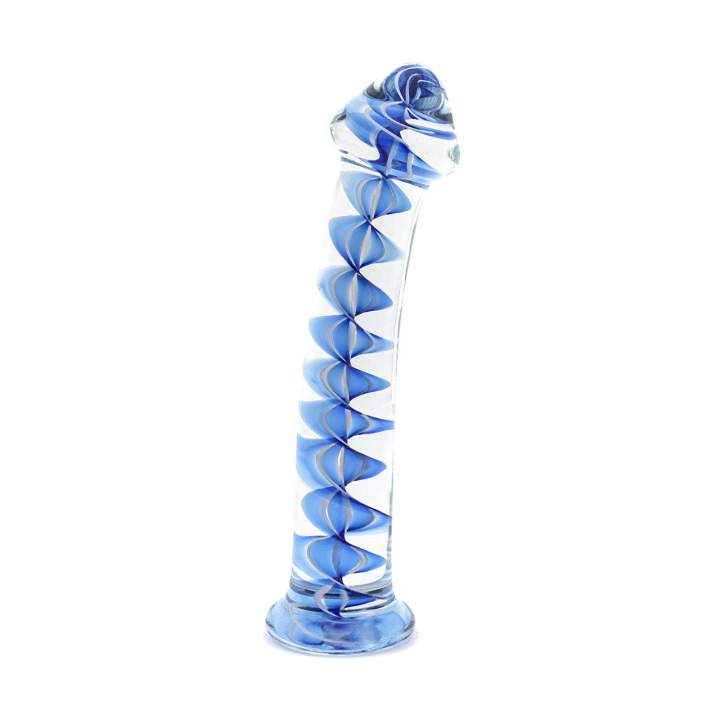Przezroczyste szklane dildo do punktu G dla wymagających kobiet