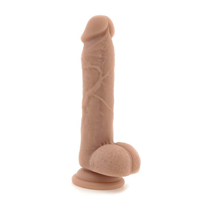 Realistyczne cieliste dildo wykonane z silikonu – 15 cm