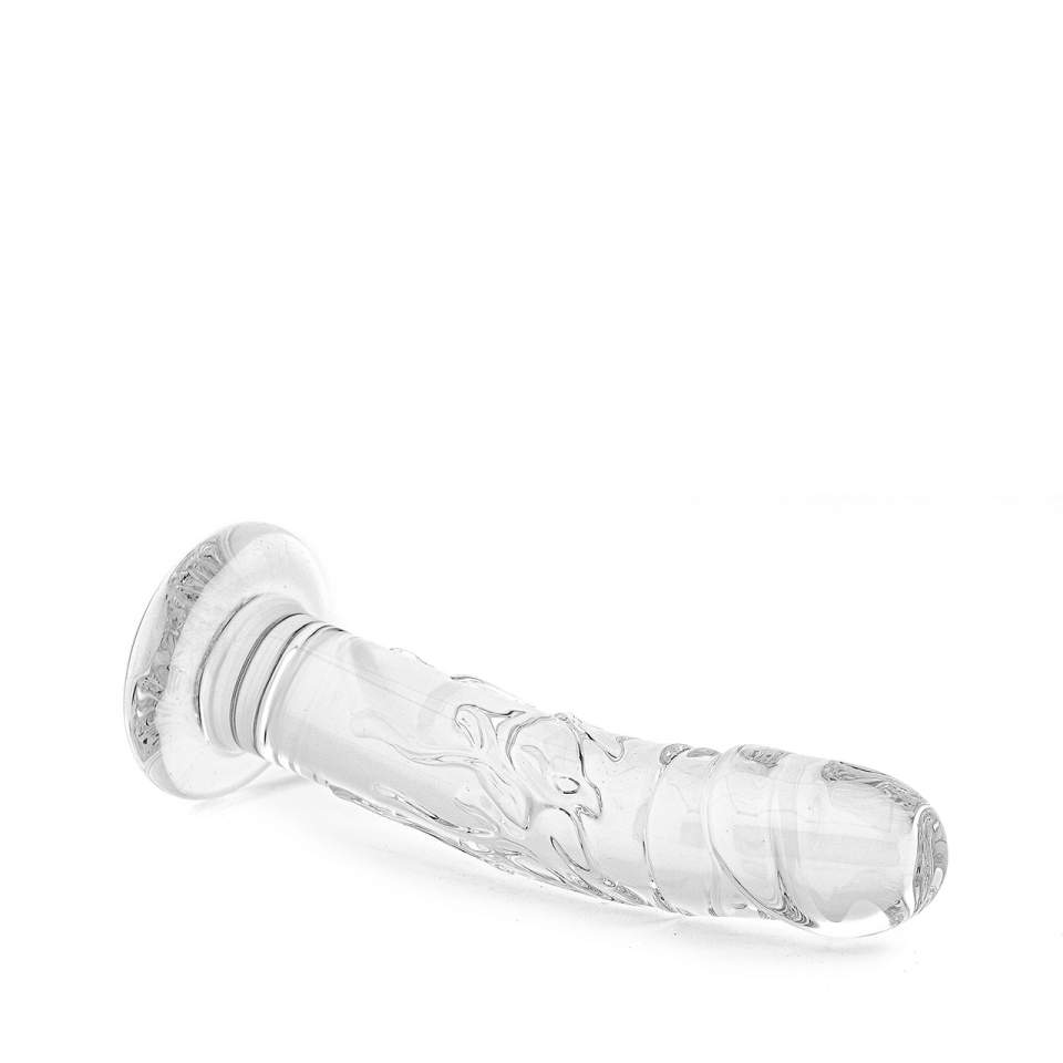Transparentne szklane dildo realistyczne dla kobiet i mężczyzn