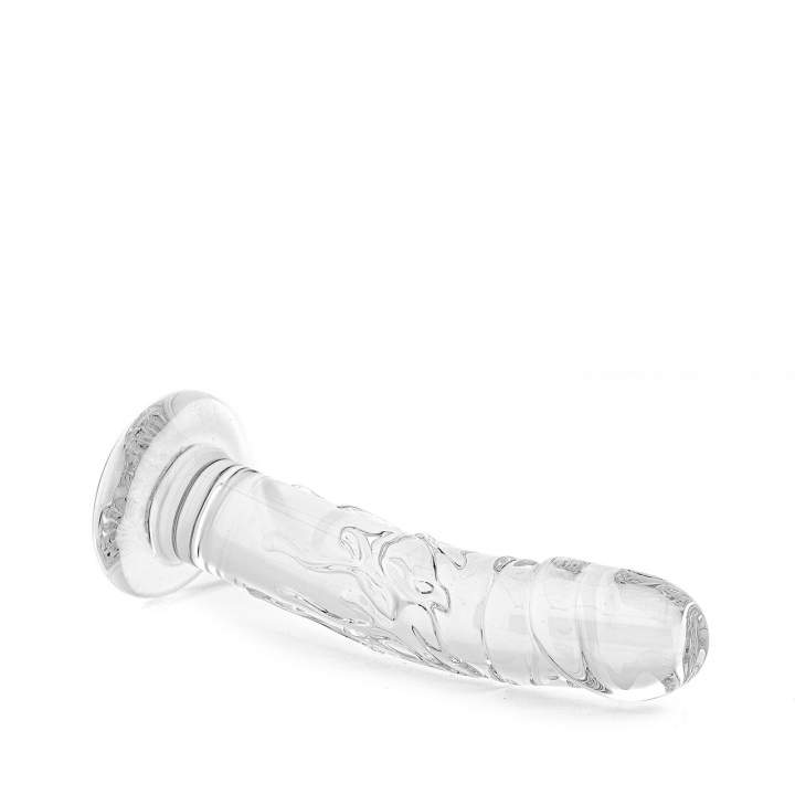Transparentne szklane dildo realistyczne dla kobiet i mężczyzn