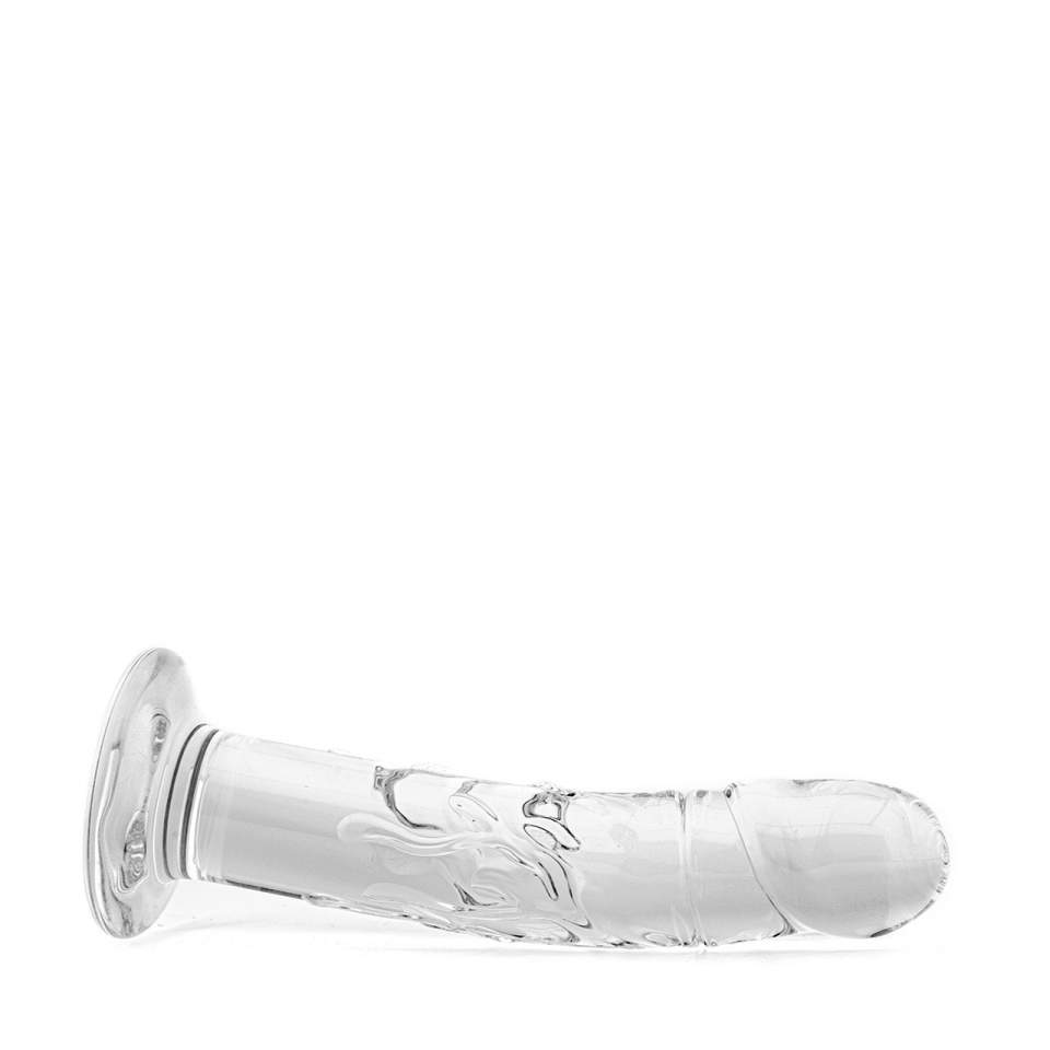 Transparentne szklane dildo realistyczne dla kobiet i mężczyzn