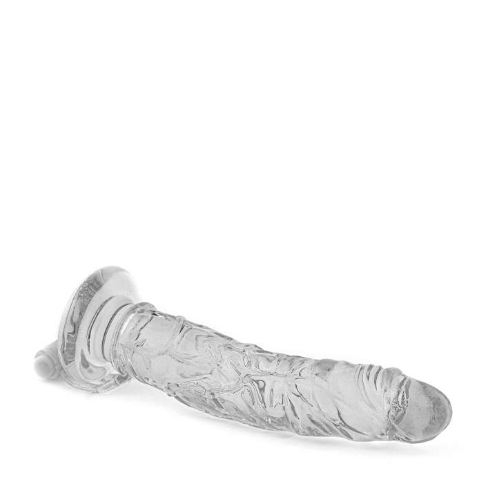 Przezroczysta nakładka realistyczna na penisa z wibracjami – przedłużenie 2,5 cm